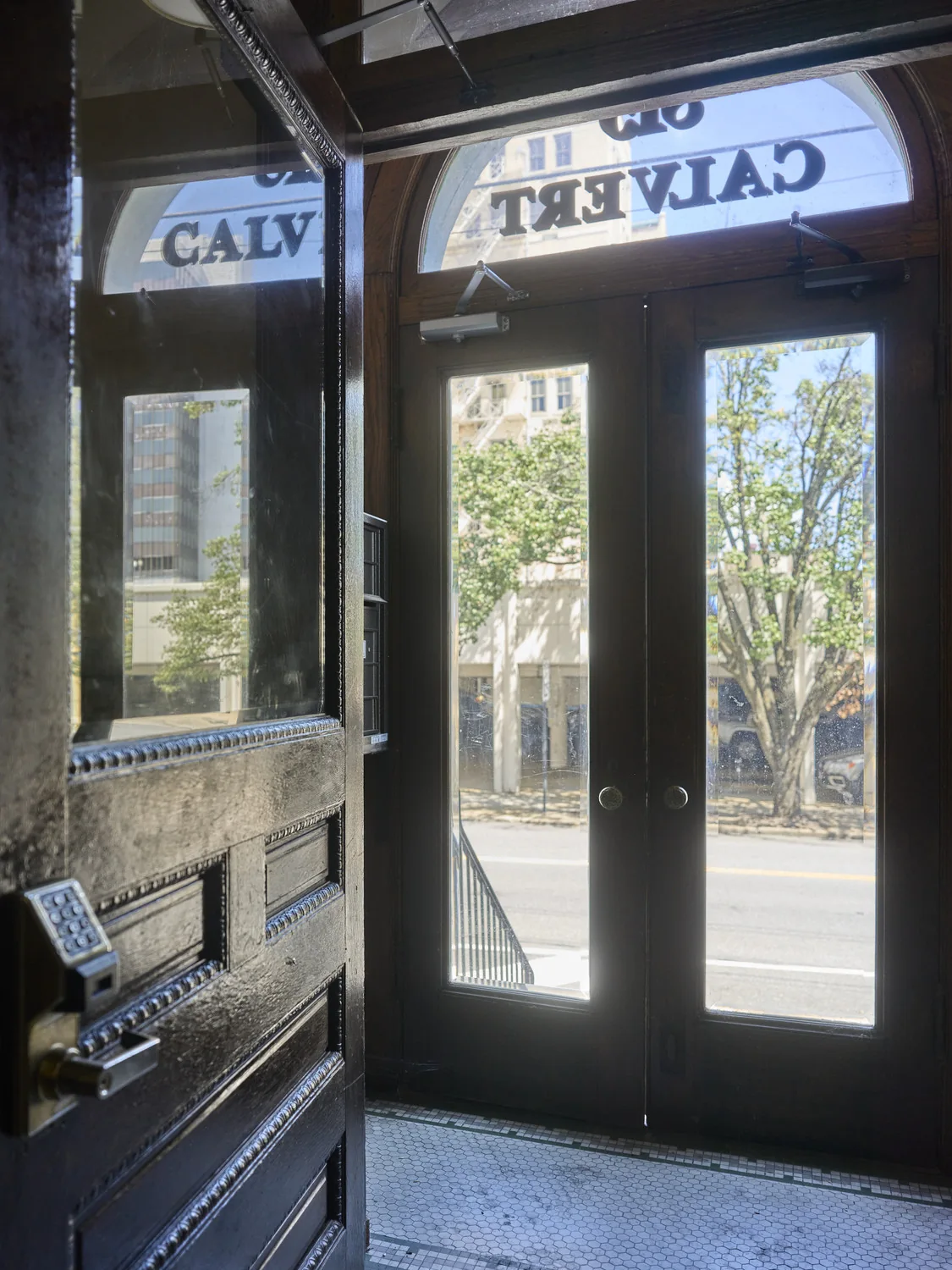 Historic entrance to The Calvert